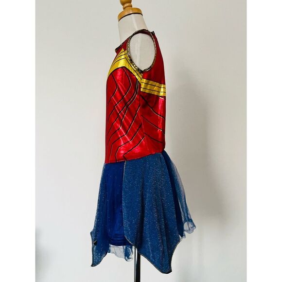 Marvel Kids Youth 12/14 Women’s XS Justice League Wonder Woman Halloween Costume - Picture 3 of 5